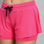 Layered High waisted Stretch Shorts