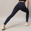 High-Waist Blue Sculpting Pocket Leggings